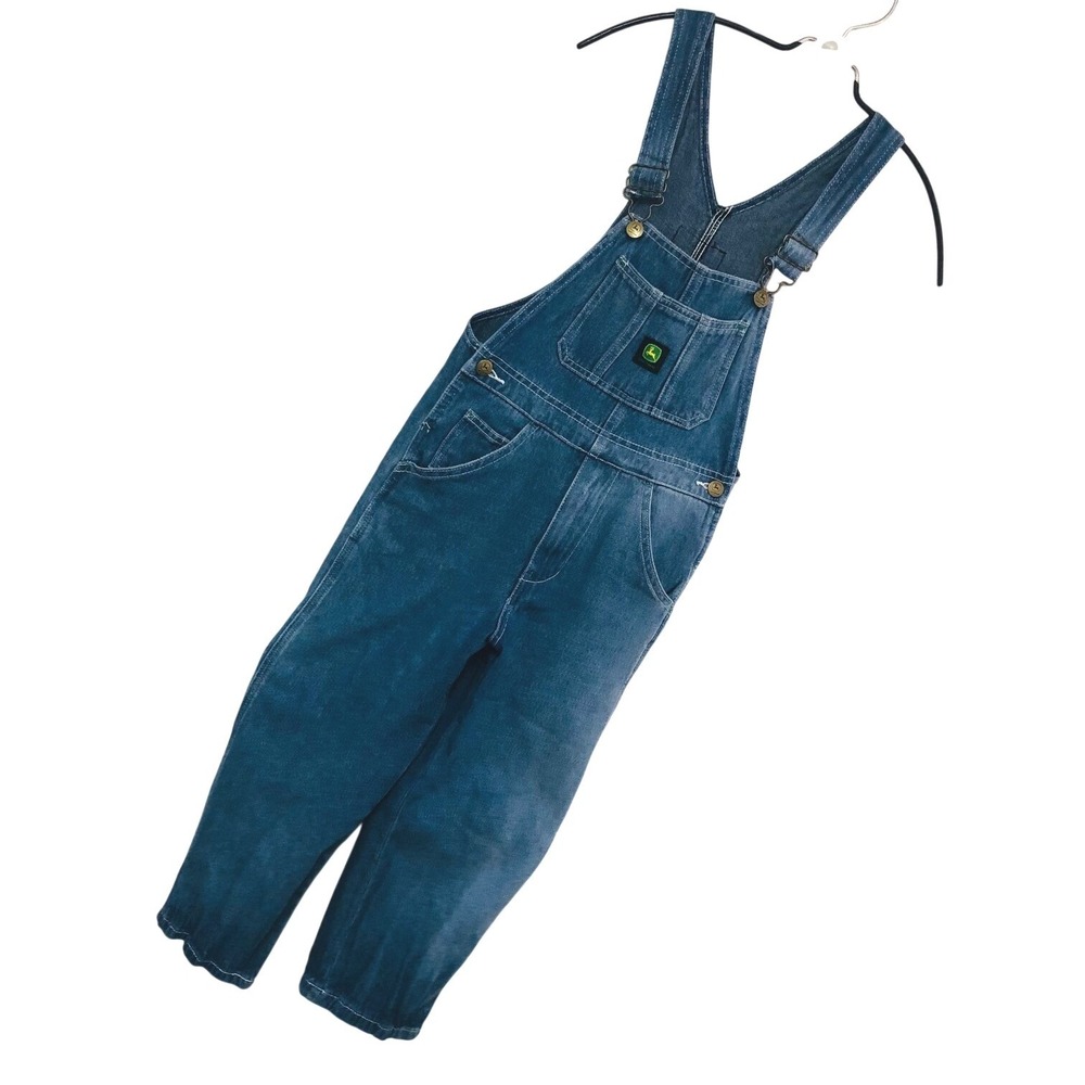 John‎ Deere Bib Overalls Youth Kids 7 Workwear Farm Chores Barn